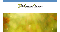 Desktop Screenshot of drjoannebarron.com